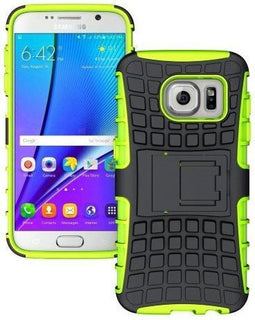 Samsung Galaxy S7 - Schokbestendige Back Cover - Siliconen en polycarbonaat - Groen