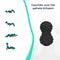 Massagerr® Vibrerende Duo Massagebal - Trigger Bal - 4 Tril Niveaus - Peanut Ball - Massage Roller