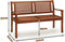 Casaria Tuinbank - Eucalyptushout 120x60x90cm - FSC®-gecertificeerd