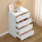 Woltu Ladekast - 4 Lades - 60 x 40 x 90 cm - Wit
