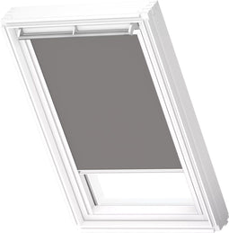 VELUX DKL UK06 0705SWL - Verduisterend Rolgordijn - Aluminium Zijgeleiders - Wit