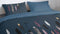 Good Morning Dekbedovertrek - Feathers - Katoen - Blauw - (200x200 cm)