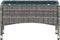 vidaXL - Salontafel - 60x40x36 - cm - poly - rattan - grijs
