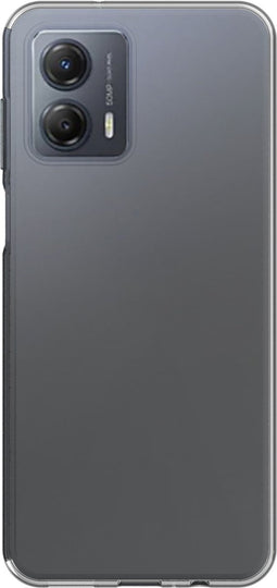 iMoshion Hoesje Geschikt voor Motorola Moto G53 Hoesje Siliconen - iMoshion Softcase Backcover smartphone - Transparant