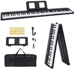 vidaXL - 88 - toetsen - piano - elektrisch - toetsenbord - met - muziekstandaard