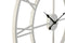Muurklok Home ESPRIT Wit Zwart Metaal 60 x 3 x 60 cm (2 Stuks)