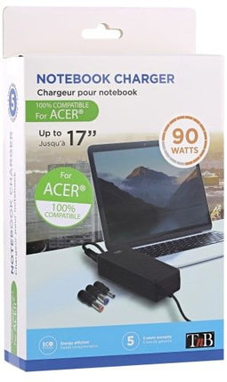 T'nB CHNBDAC - Oplader - 90W - Zwart