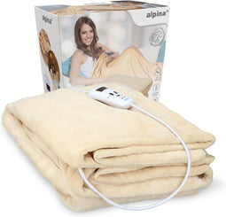 alpina OB-006 - Elektrische Bovendeken - 10 Warmtestanden - Beige