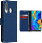 Accezz Hoesje Geschikt voor Huawei P30 Lite Hoesje Met Pasjeshouder - Accezz Wallet Softcase Bookcase - Blauw