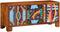 vidaXL - Halbank - 100x35x45 - cm - Massief - Acaciahout