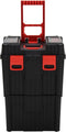 vidaXL - Gereedschapstrolley - polypropeen - zwart - en - rood