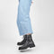 PS Poelman Saturno - Dames Veterboots - Leren met Snake Print - Zwart Snake - Maat 41