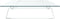 vidaXL - Monitorstandaard - 100x35x8 - cm - gehard - glas - en - metaal - wit