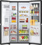 LG GSGV81EPLL - Amerikaanse koelkast - 635 liter - Water- en ijsdispenser - Zwart
