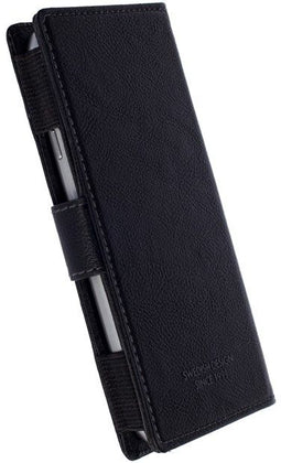Krusell Vargon - Flip cover - Krasbestendig Stofafstotend - Zwart