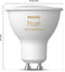 Philips Hue Spot - GU10 - Slimme LED-spot met dimfunctie - Warm tot koelwit licht (1 pack)