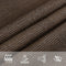 vidaXL - Zonnezeil - 7x7 m - 160 g/m² HDPE - bruin
