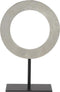 Light & Living Ornament op voet Waiwo - Nikkel/Zwart - 35x10x39cm