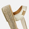 Toni Pons Etna - Dames Espadrilles - Metallic look - Platinum - Maat 39