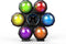 iDance DL6-OCTO Oplaadbare disco verlichting 6x discobal licht effect