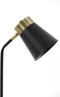 Light & Living Bureaulamp Braja - Zwart - 22x20x55 cm