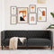 vidaXL - Driezitsbank - Chesterfield-stijl - kunstleer - zwart