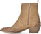 PS Poelman TARTOR - Dames Enkellaarzen - Beige Leer met Snake Print - Maat 37
