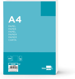 Liderpapel PA06, Kopiëren, A4 (210x297 mm), Glad, 100 vel, 90 g/m², Wit