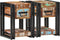 vidaXL - Nachtkasten - 2 - stuks - 40x40x40 - cm - Massief - Gerecycled - Hout
