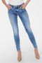 ONLY ONLKENDELL LIFE REG SK ANK TAI006 - Dames Jeans - Skinny - Normale taille - W27x L32