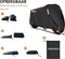 Vertrex Motorhoes XXL - Waterdicht - Windbestendig - Zwart Oranje