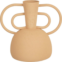 Mica Decorations Vario Vaas - L25 x B16 x H23 cm - Metaal - Perzik