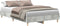 vidaXL - Bedframe - 120x190 - cm - Beton - Grijs - Gemaakt - van - Hout