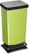 Rotho Paso pedaalemmer - prullenbak 40L - BPA vrij - donker zilvermetallic