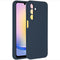 Accezz Samsung Galaxy A25 - Liquid Silicone Backcover - Schokabsorberend - Donkerblauw