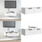 vidaXL Wandkast - 68x30x20 cm - bewerkt hout - wit