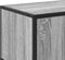vidaXL - Tv-meubel - 120x35x41 - cm - bewerkt - hout - metaal - grijs - sonoma - eiken