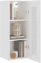 vidaXL - Wandkast - 34,5x34x90 - cm - wit