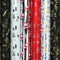 CHAMONIX Metallic cadeaupapier - Inpakpapier kerst - 3 rollen 150 x 70 cm (3 stuks)