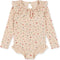 Konges Slöjd Manuca Frill badpak kind - Multiple hearts - Maat 3 jaar