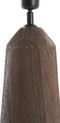 Light & Living Tafellamp Trapani - Mangohout - 45cm - Bruin - excl. kap
