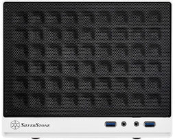 Silverstone Sugo Series 13 - Mini PC - Mesh zijpaneel - Wit