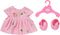 BABY born Beer Jurk en outfit - 43 cm pop - Roze