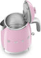 Smeg KLF05PKEU - Mini Waterkoker - 0,8L 1400W - Roze