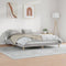 vidaXL - Bedframe - bewerkt - hout - grijs - sonoma - eikenkleurig - 160x200 - cm