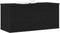 vidaXL - Opbergdoos - met - Deksel - Zwart - Eiken - 100x42x46 - cm - Gelaagd - Hout