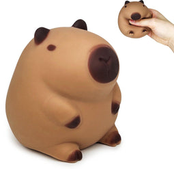 Capybara Squishy - Superzachte Slow Rising Knuffel - Ontspannend Anti-Stress Speeltje - Bruin