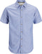 JACK&JONES JORABEL - Heren Overhemd Korte Mouwen - Borstzak - M