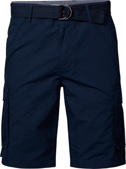 Petrol Industries Cargoshort - Heren - Met riem en cargozakken - Blauw (XXL)