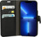 Mobiparts iPhone 13 Pro - Classic Wallet Case - Ruimte voor pasjes - Zwart